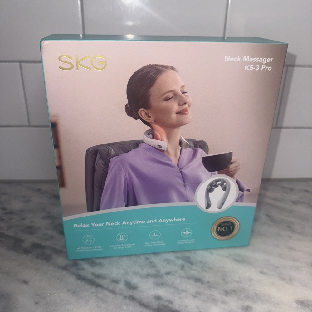 SKG K5-3 Pro Hot Compress Vibration Neck Massager OPEN BOX